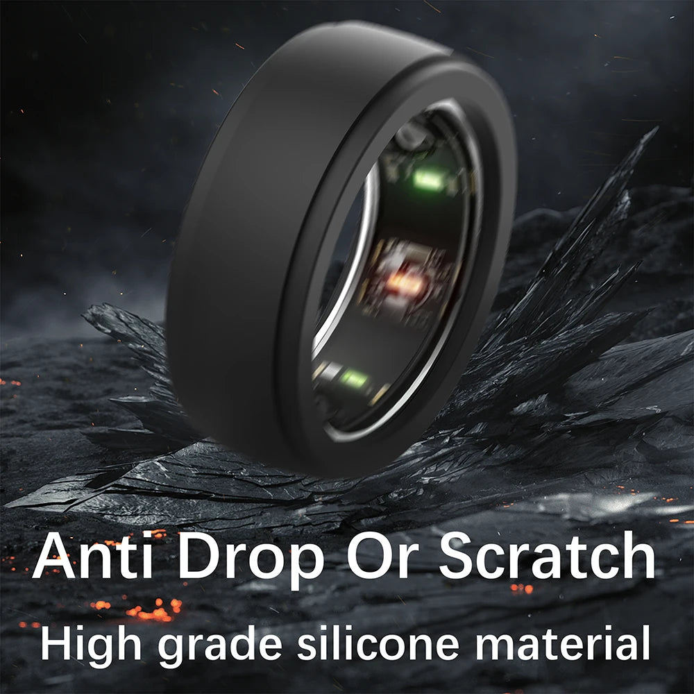 Compatible for Samsung Galaxy Ring Silicone Cover Anti-Scratch Ring Protective Galaxy Ring Sports Elastic Ring for Galaxy Ring