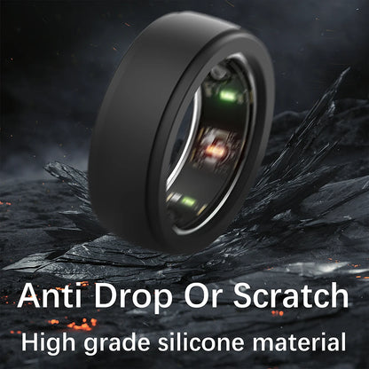 Compatible for Samsung Galaxy Ring Silicone Cover Anti-Scratch Ring Protective Galaxy Ring Sports Elastic Ring for Galaxy Ring