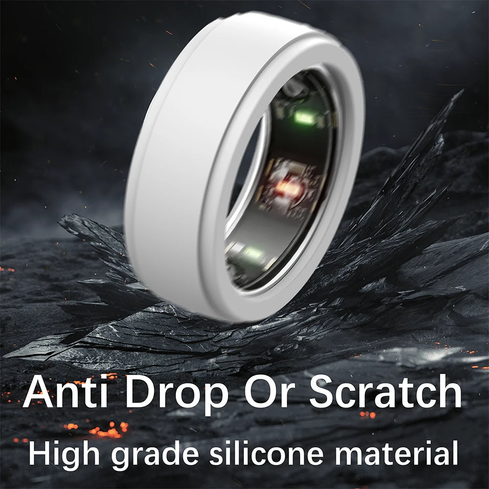 Compatible for Samsung Galaxy Ring Silicone Cover Anti-Scratch Ring Protective Galaxy Ring Sports Elastic Ring for Galaxy Ring